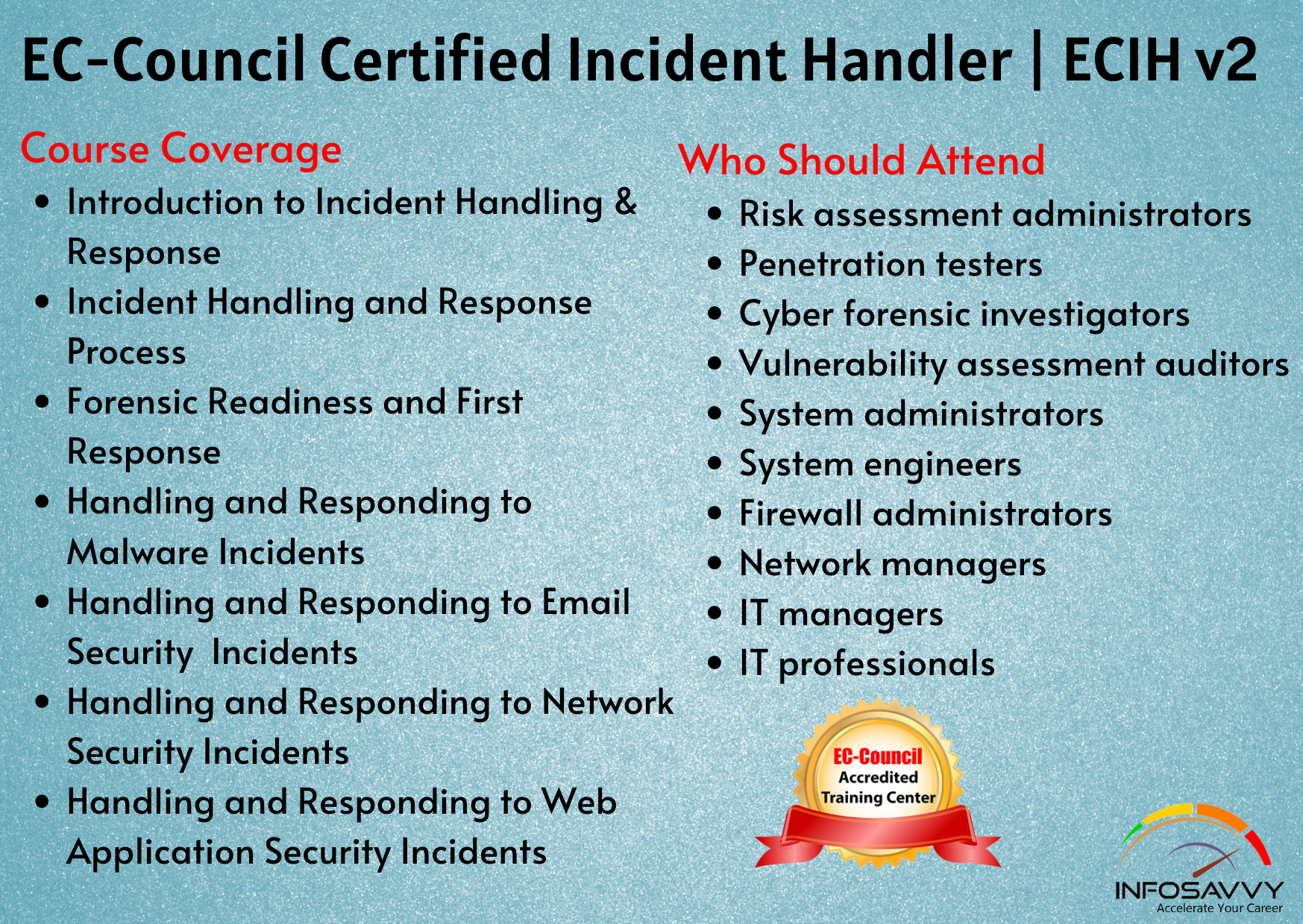 EC-Council Certified Incident Handler | ECIH v2